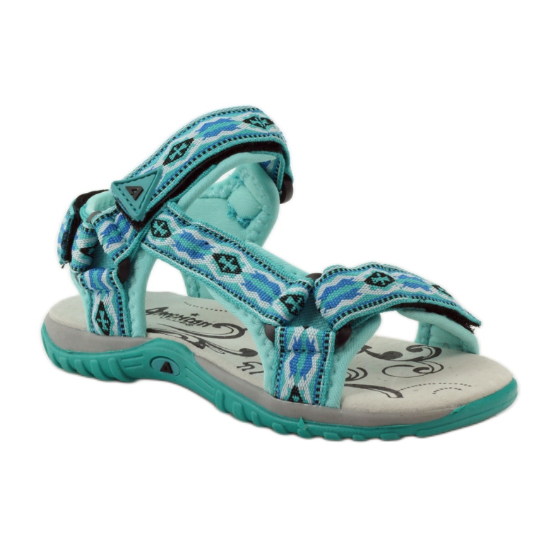 American Club Sandals with an American 5268 leather insert multicolored 1