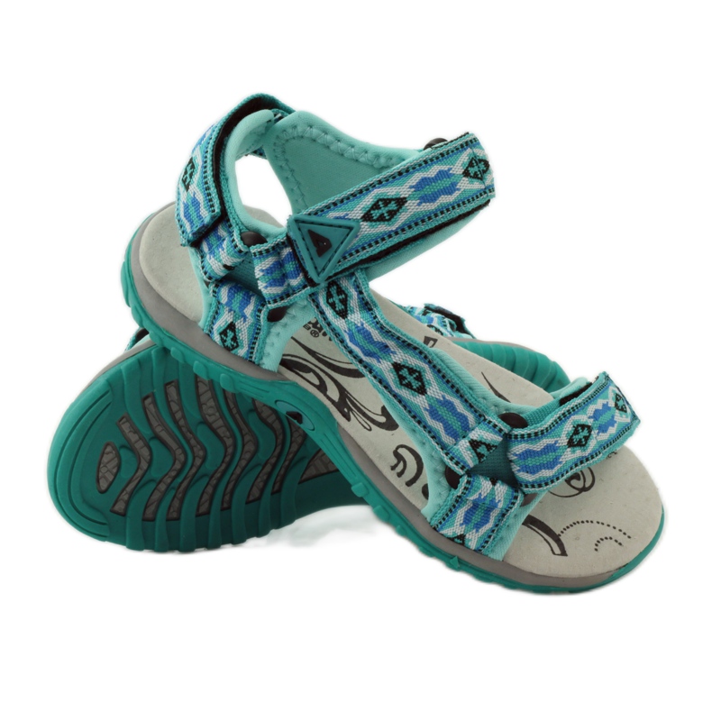 American Club Sandals with an American 5268 leather insert multicolored 3