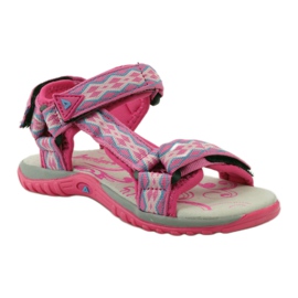 American Club Sandals with an American 5268 leather insert purple pink 1