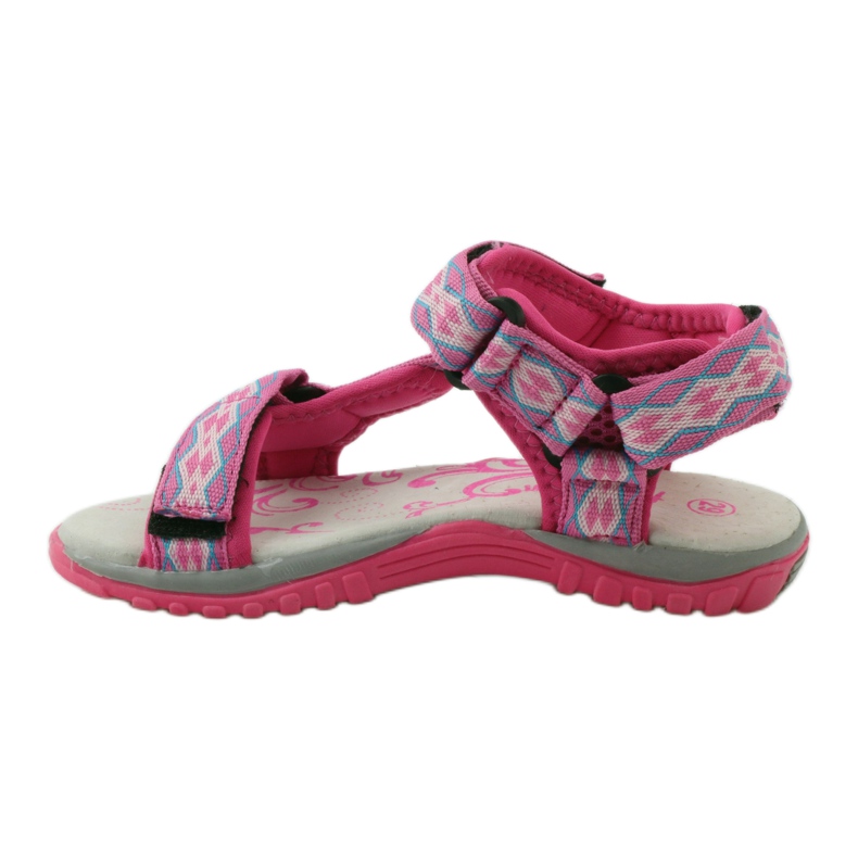 American Club Sandals with an American 5268 leather insert purple pink 2