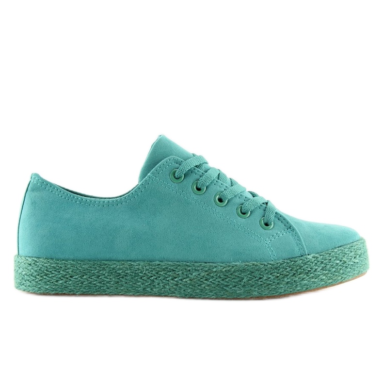 Espadrilles full color turquoise K1830201 Azul green 2