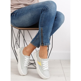 Gray Sneakers on a high sole K1831401 Gris grey 2