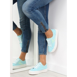 Blue K1831401 Celeste high-soled sneakers 1
