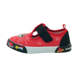 American Club American leather insole sneakers red black 2