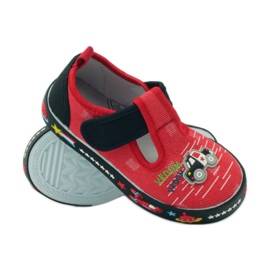 American Club American leather insole sneakers red black 3