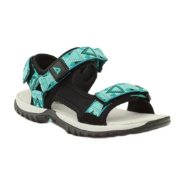 American Club Sandals with an American 6102 leather insert green black 1