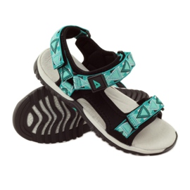 American Club Sandals with an American 6102 leather insert green black 3