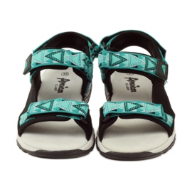 American Club Sandals with an American 6102 leather insert green black 4