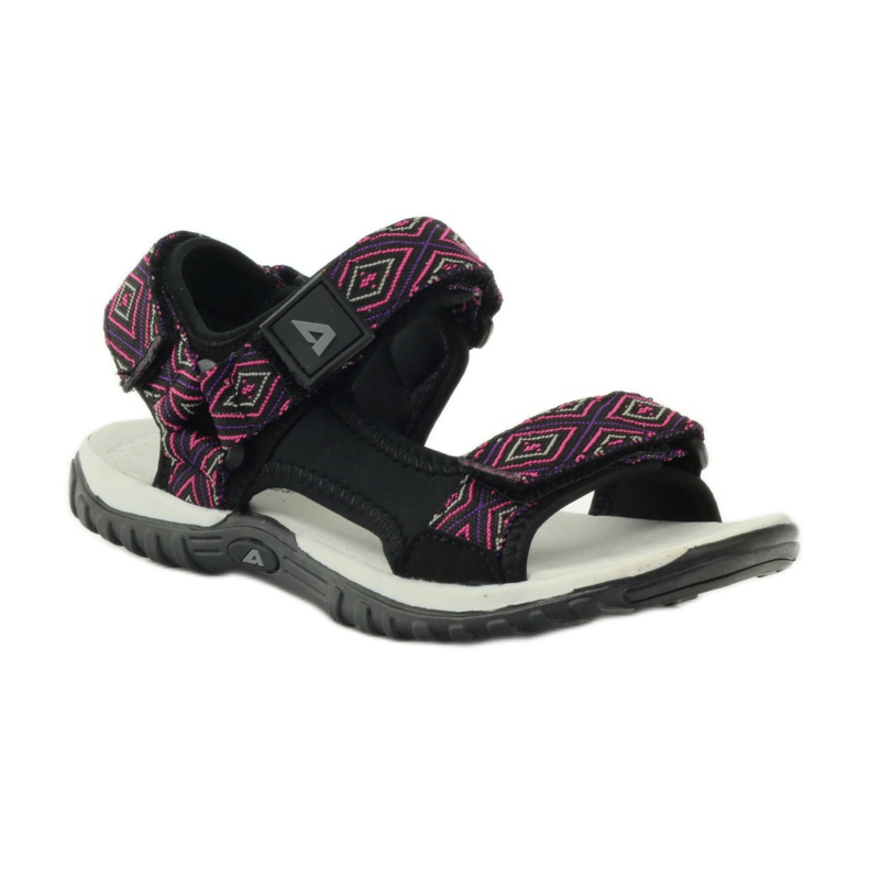 American Club Sandals with an American 6102 leather insert violet black 1