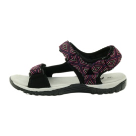 American Club Sandals with an American 6102 leather insert purple black 2