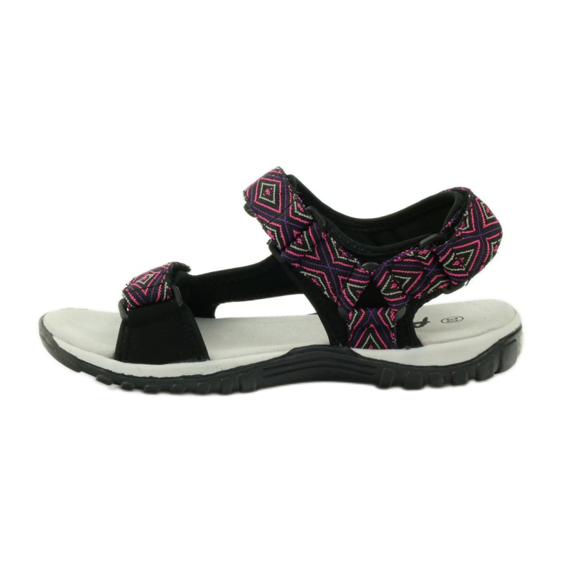 American Club Sandals with an American 6102 leather insert violet black 2