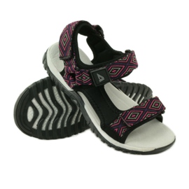 American Club Sandals with an American 6102 leather insert purple black 3
