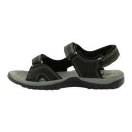 American Club Sandals with an American 6201 leather insert black 2