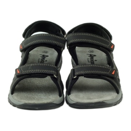 American Club Sandals with an American 6201 leather insert black 4