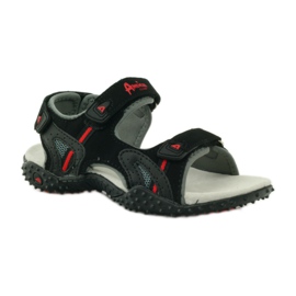American Club Sandals with an American 5267 leather insert black 1