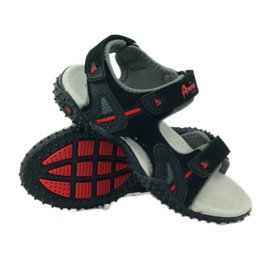 American Club Sandals with an American 5267 leather insert black 3