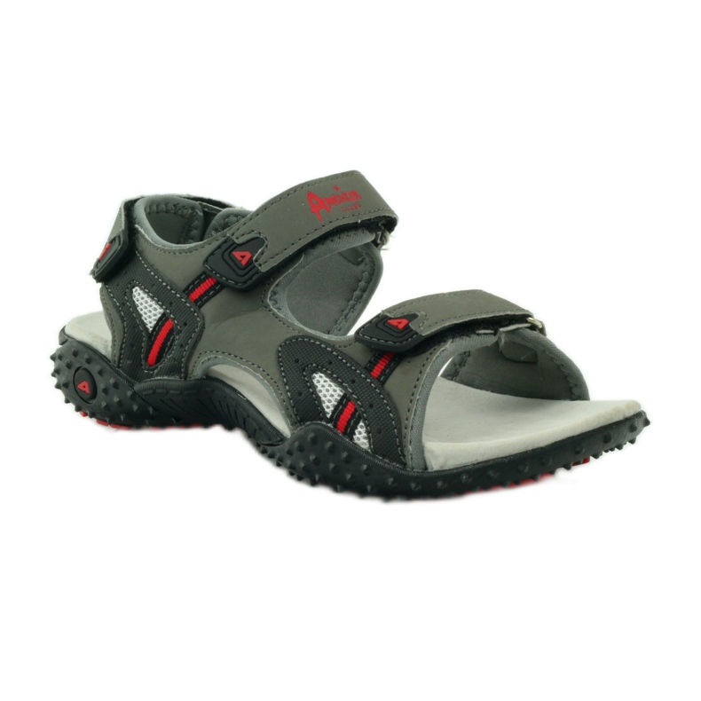 American Club Sandals with an American 5267 leather insert grey 1