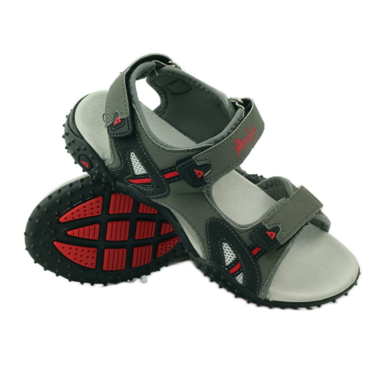 American Club Sandals with an American 5267 leather insert grey 3