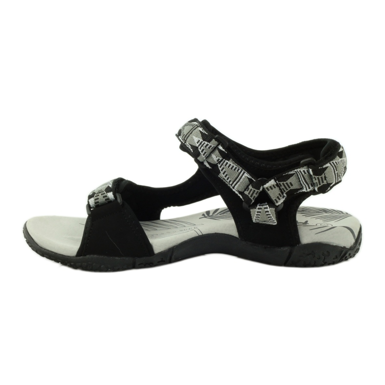 American Club Sandals with an American 6102 leather insert black grey 2