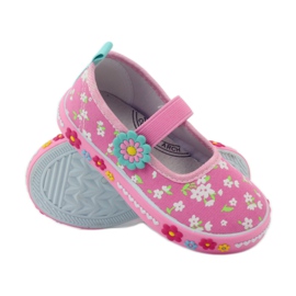 American Club American leather insole sneakers green yellow pink 4