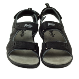 American Club Sandals with an American 1906 leather insert black 4