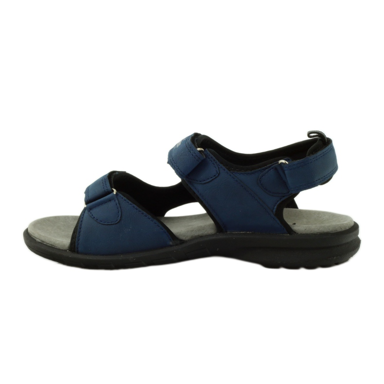 American Club Sandals with an American 1906 leather insert navy blue 2
