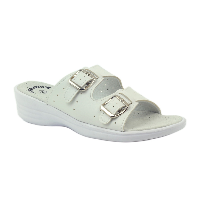 American Club Comfortable medical slippers American 3/2018 white 2