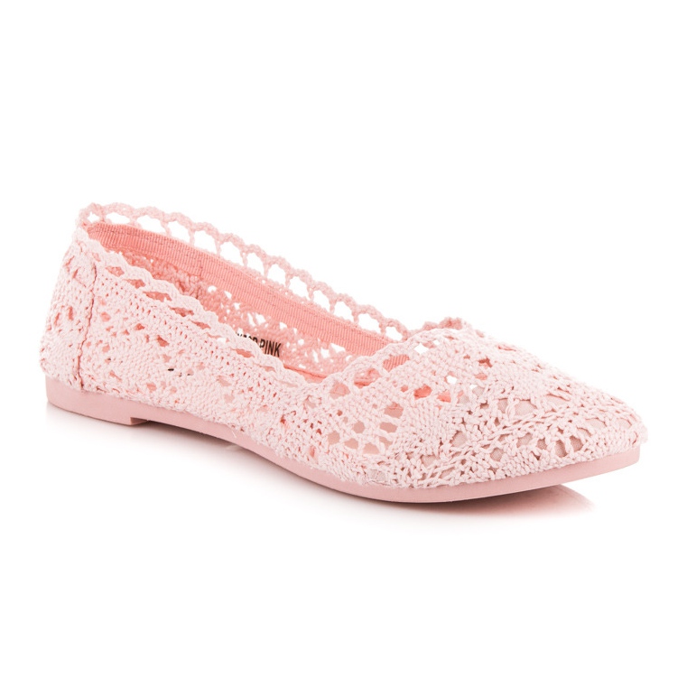 Seastar Pink lace ballerinas 2 Seastar Pink lace ballerinas 2