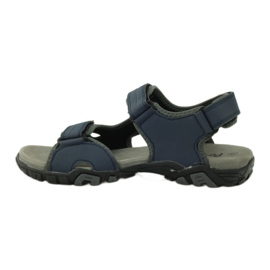 American Club American 0072 navy blue sports sandals grey 2