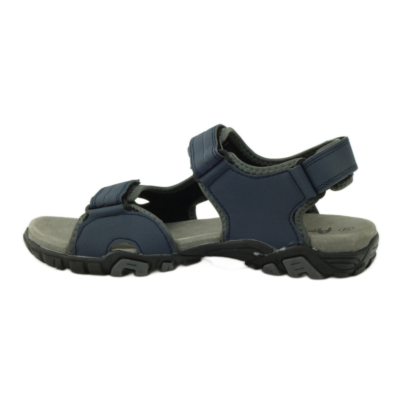 American Club American 0072 navy blue sports sandals grey 2