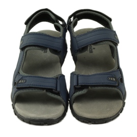 American Club American 0072 navy blue sports sandals grey 4