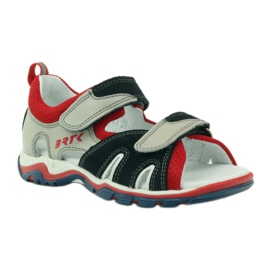 Velcro sandals Bartek 16187 grey 1