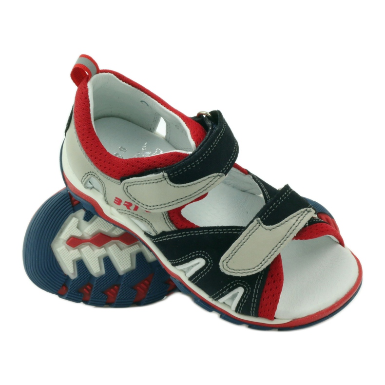 Velcro sandals Bartek 16187 grey 3