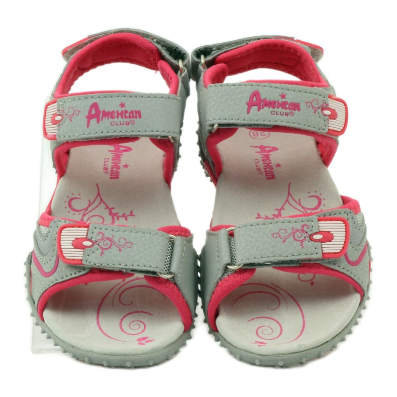 American Club Sandals with an American 8580 leather insert multicolored grey 4