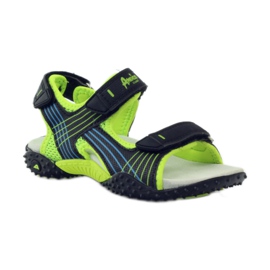 American Club Sandals with an American 5261 leather insert green black 1