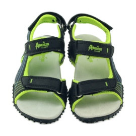 American Club Sandals with an American 5261 leather insert green black 4