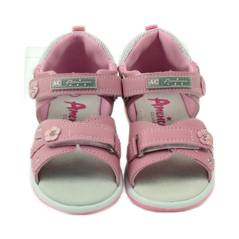 American Club Sandals with an American 87285 leather insert pink 4