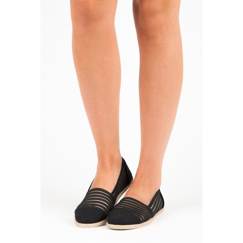 Vinceza Transparent Mckeylor Espadrilles black 1