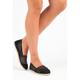 Vinceza Transparent Mckeylor Espadrilles black 2