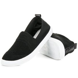 MCKEYLOR Textile Slip-On Sneakers black 1