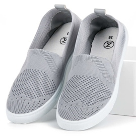 Mckeylor textile slip-on sneakers grey 2