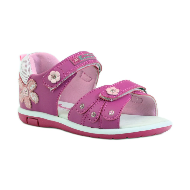 American Club Sandals with an American 87285 leather insert pink 1