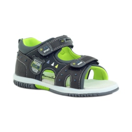 American Club Children's sandals with an American 87289 leather insert grey 1