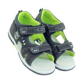 American Club Children's sandals with an American 87289 leather insert grey 4