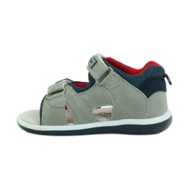 American Club Sandals with an American 87297 leather insert navy blue grey 2