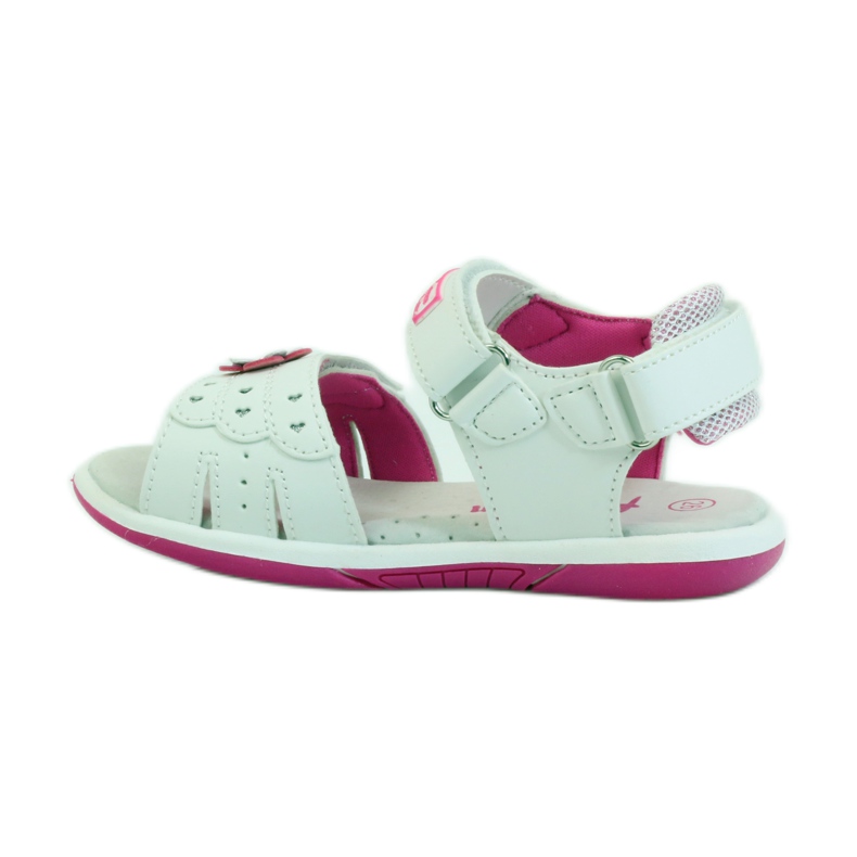 American Club Children's sandals with an American 93606 leather insert pink white 2 American Club Children's sandals with an American 93606 leather insert pink white 2