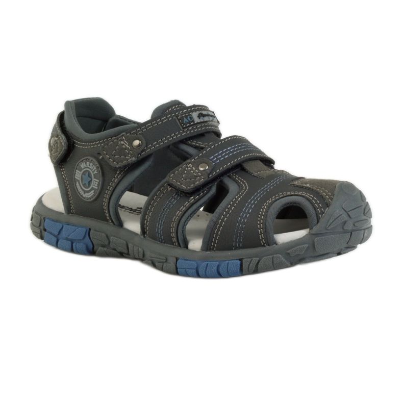 American Club Children's sandals with an American 93603 leather insert grey 1