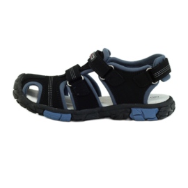 American Club Sandals with an American 93603 leather insert black 2