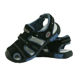 American Club Sandals with an American 93603 leather insert black 3