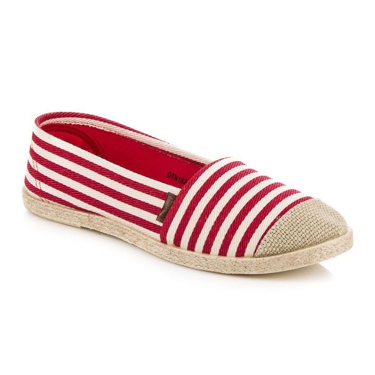 McKey Ribbed Espadrilles red 1